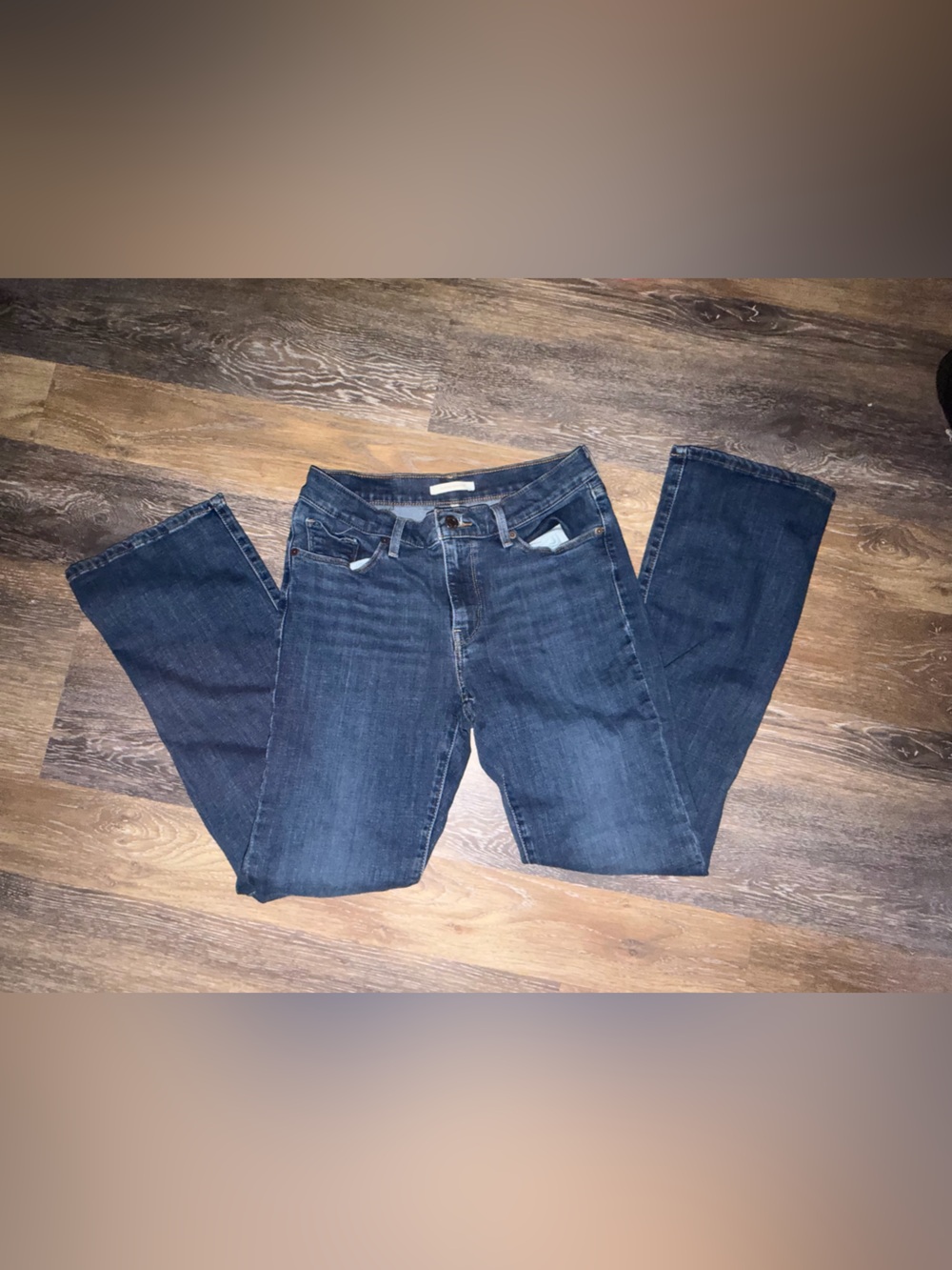 Levi's Women's Indigo Straight-Leg Jeans
